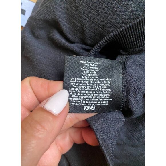 Bp + Wildfang ribbed tank bra size small BNWOT Logo crisscross straps - Picture 6 of 6